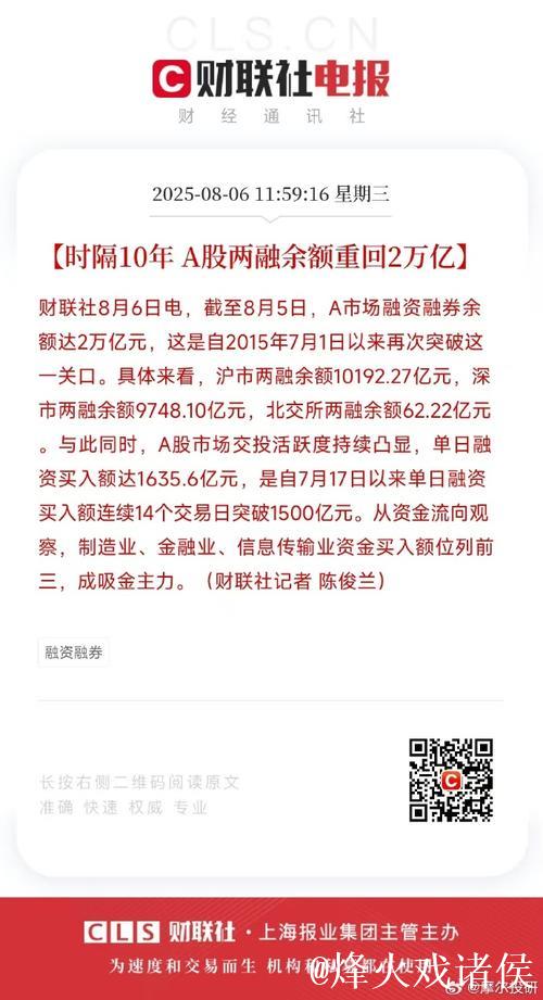 政策预期改善和市场风险偏好回升共振 两融余额时隔十年重返2万亿元 政策预期改善和市场风险偏好回升共振 两融余额时隔十年重返2万亿元